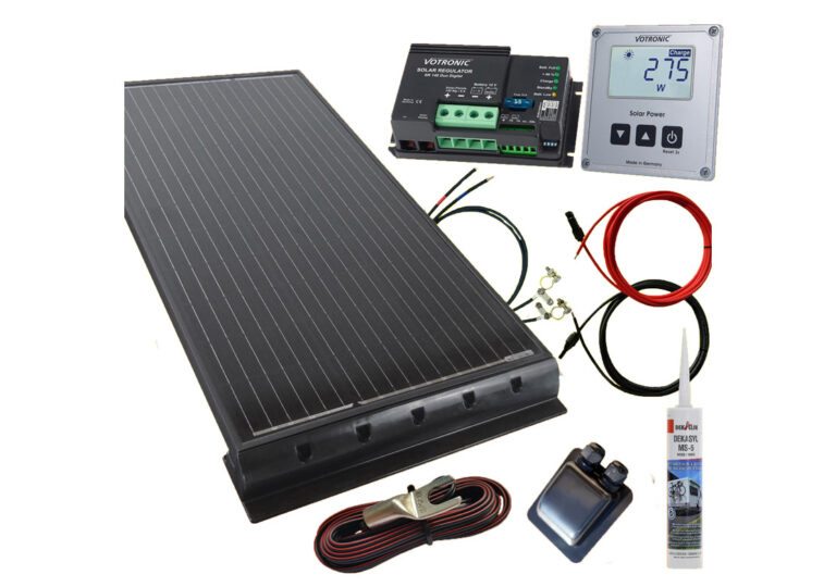 100 Watt Wohnmobil Solaranlage Votronic 12V Set schwarz