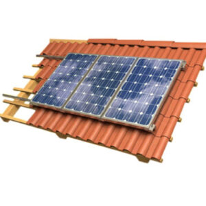 Flachdachhalterung 100 Watt Module Rahmenhöhe 35mm