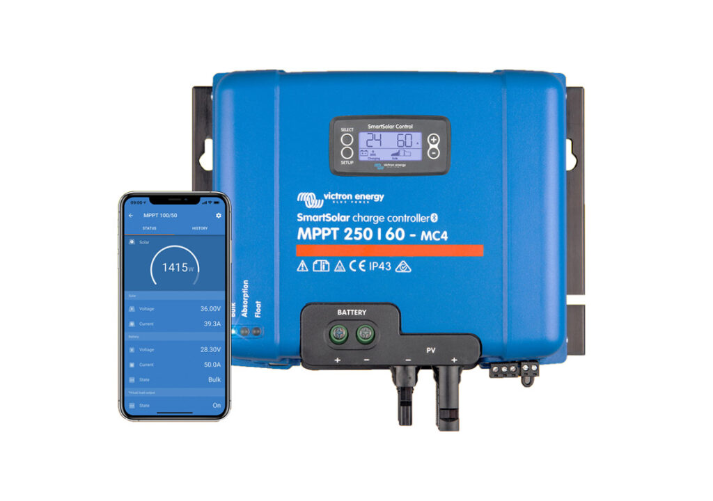 Victron SmartSolar MPPT 250/60 MC4 Laderegler inkl. Bluetooth mit Display