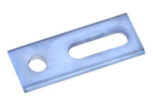 Adapterblech M12 für Stockschrauben Edelstahl