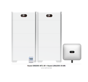 Huawei SUN2000-4KTL-M1 + Huawei LUNA2000-30 kWh