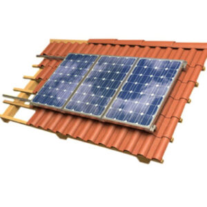 Pfannendachhalterung 130 - 150 Watt Module Rahmenhöhe 35mm