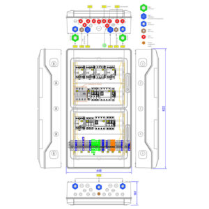 Enwitec Netzumschaltbox 3x SMA Sunny Island