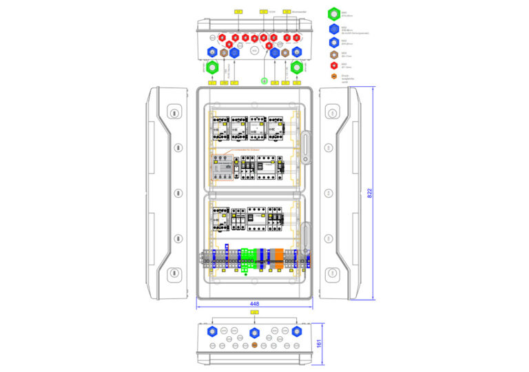 Enwitec Netzumschaltbox 3x SMA Sunny Island