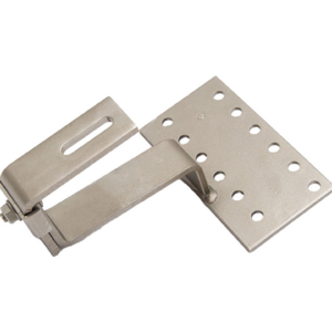 ALTEC Dachhaken, Bügel 40x6/H=130-155, Ø 9, hv/M8