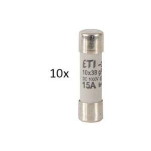 PV-FUSE 15A 10X38 1000V (PACKAGE OF 10 PCS)