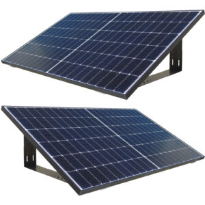 Universellt solcellsstativ för solcellspaneler, justerbart mellan 16 och 21°, 2-pack