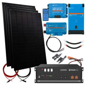 1800W Solar Inselanlage 48V Smart mit 4,8 kWh Batterie 3000W Inverter