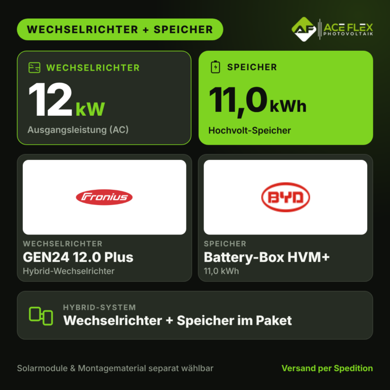 Fronius Symo GEN24 12.0 + BYD 11.0 (HVM+)