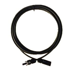 5m Solarkabel 4mm² schwarz Solarstecker beidseitig montiert